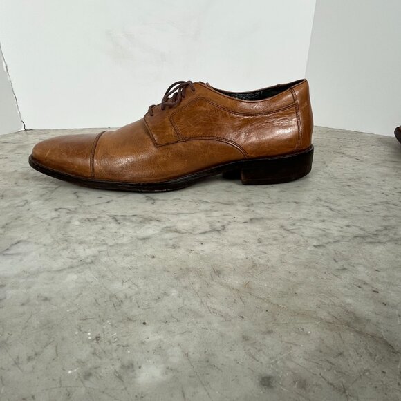 Men\'s Leather Johnston & Murphy Cap Toe Oxford. Size 13 in Tan